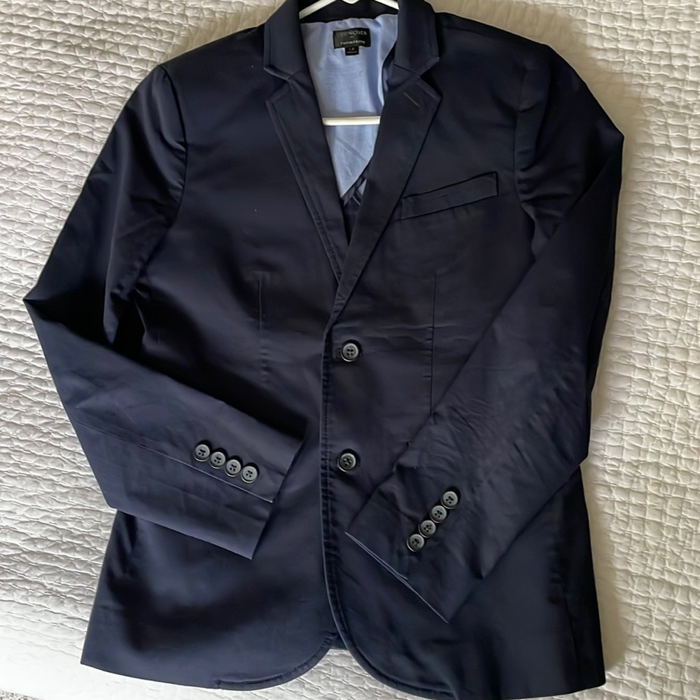 Crewcuts navy size 12 Thompson chino blazer